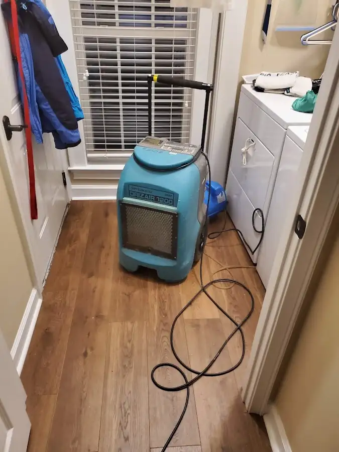 Commercial dehumidifier deployed for Flood Damage Cleanup in Rutland